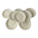 Set of 8 Bernardeau B&C ivory dessert plates