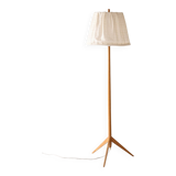 Floor lamp with fabric shade