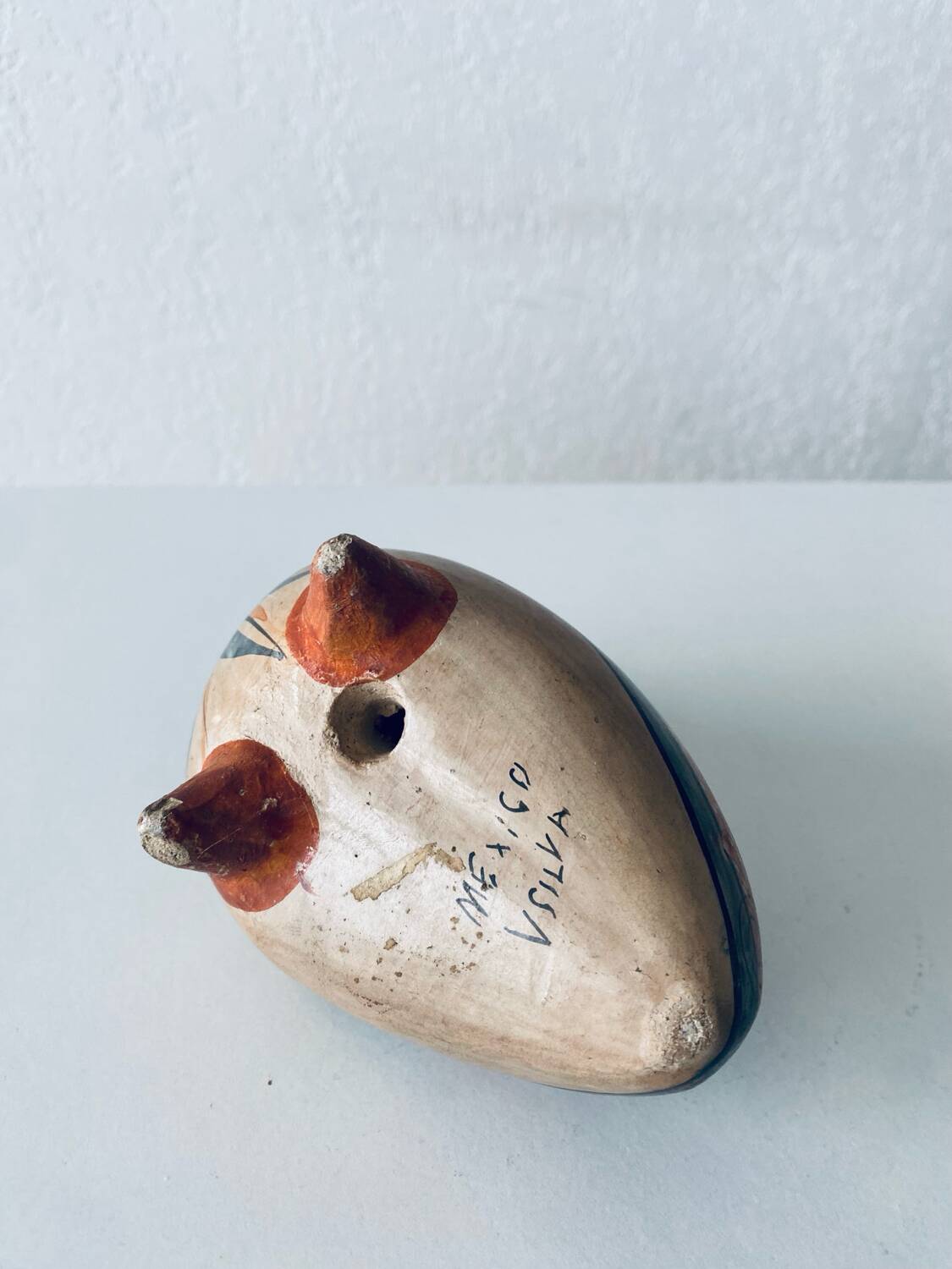 Mexican folk art bird signed V Silva