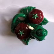 Vintage ceramic salt pepper mustard service 1950s 60s