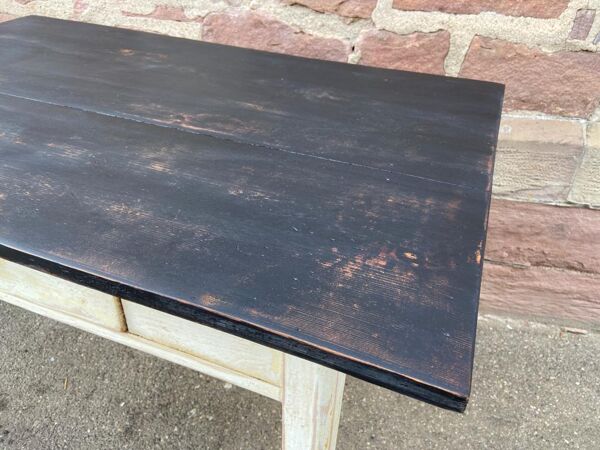 Table de ferme sapin shabby chic vintage