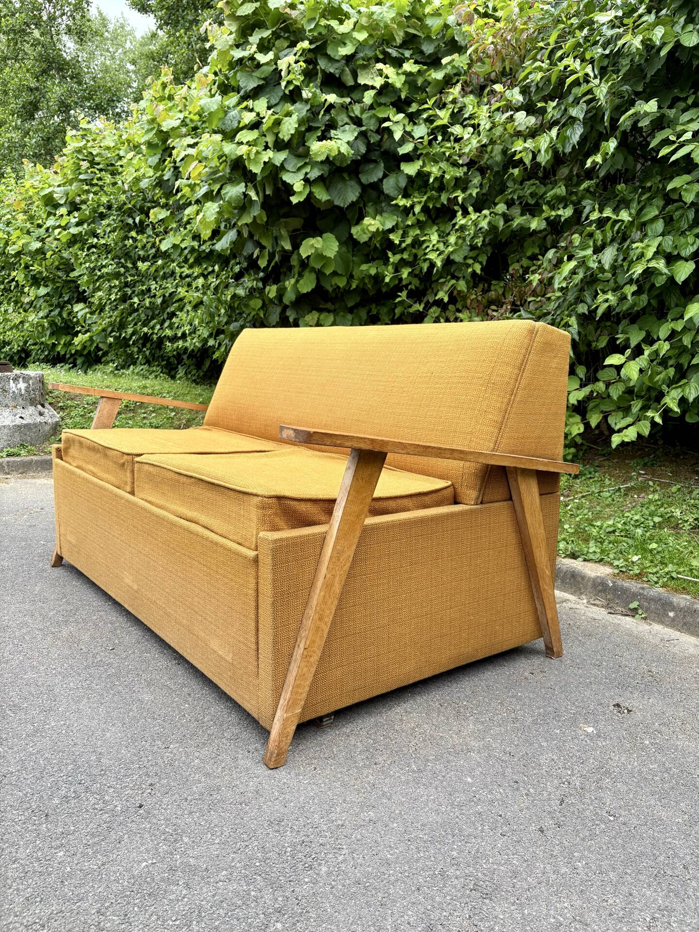 Canapé convertible vintage années 60/70