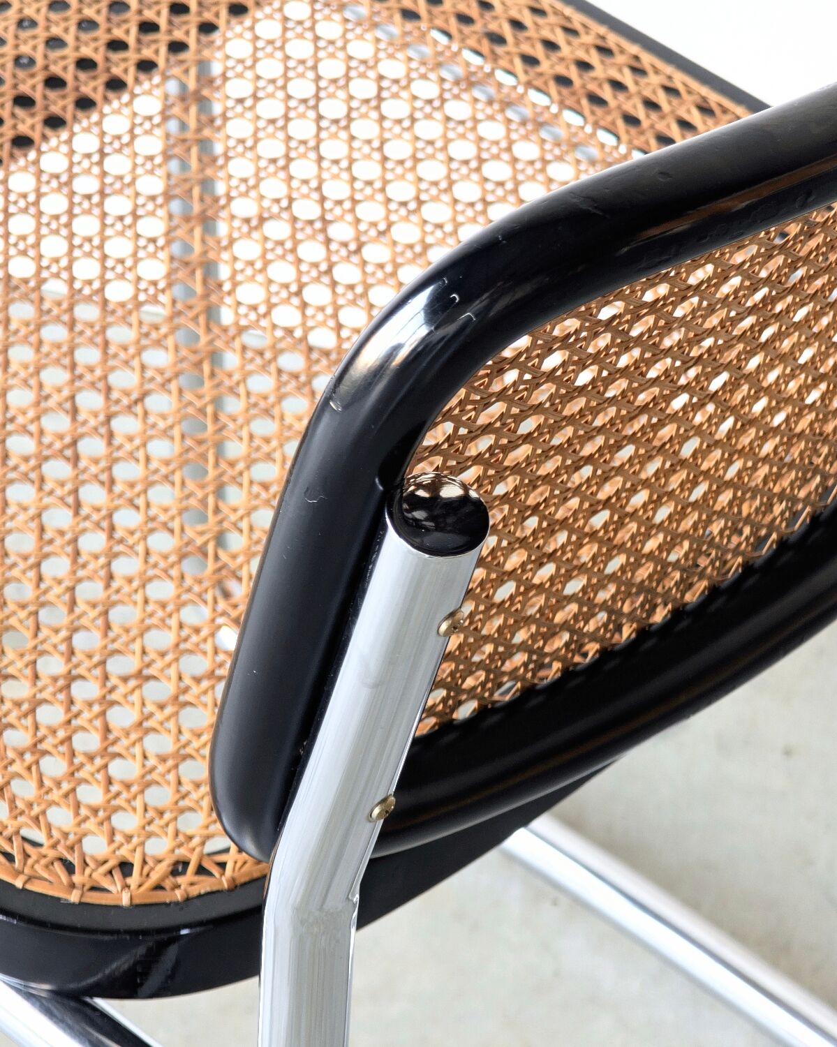 2 vintage Cesca B32 chairs, Gavina edition by Marcel Breuer, 1960.