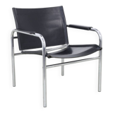 Fauteuil « Klinte » en cuir par Tord Björklund pour Ikea, années 1980