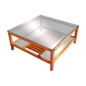 Table basse carrée en