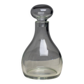 Murano glass bottle, hand-blown, Elegant Design, Italy, 1977