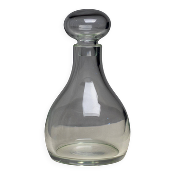 Bouteille en verre de Murano, soufflée à la main, Design Elegant, Italie, 1977
