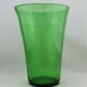 Biot bubble, green, large glass vase