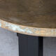 Coffee table in etched brass by Christian Krekels, Belgium, 1990