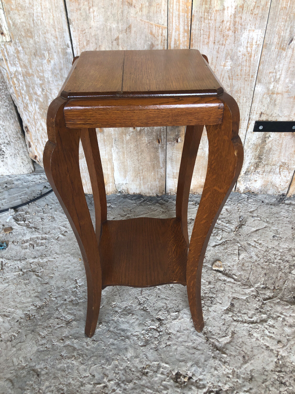 Sellette table appoint bois vintage #a228