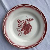 Lot de 6 assiettes  plates anciennes  variées