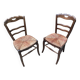 Paire de chaises anciennes paillées