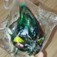 Vintage hand-blown glass swan sculpture – 1960s/70s