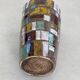 Vintage ceramic vase with abstract decor, Vallauris circa 1960