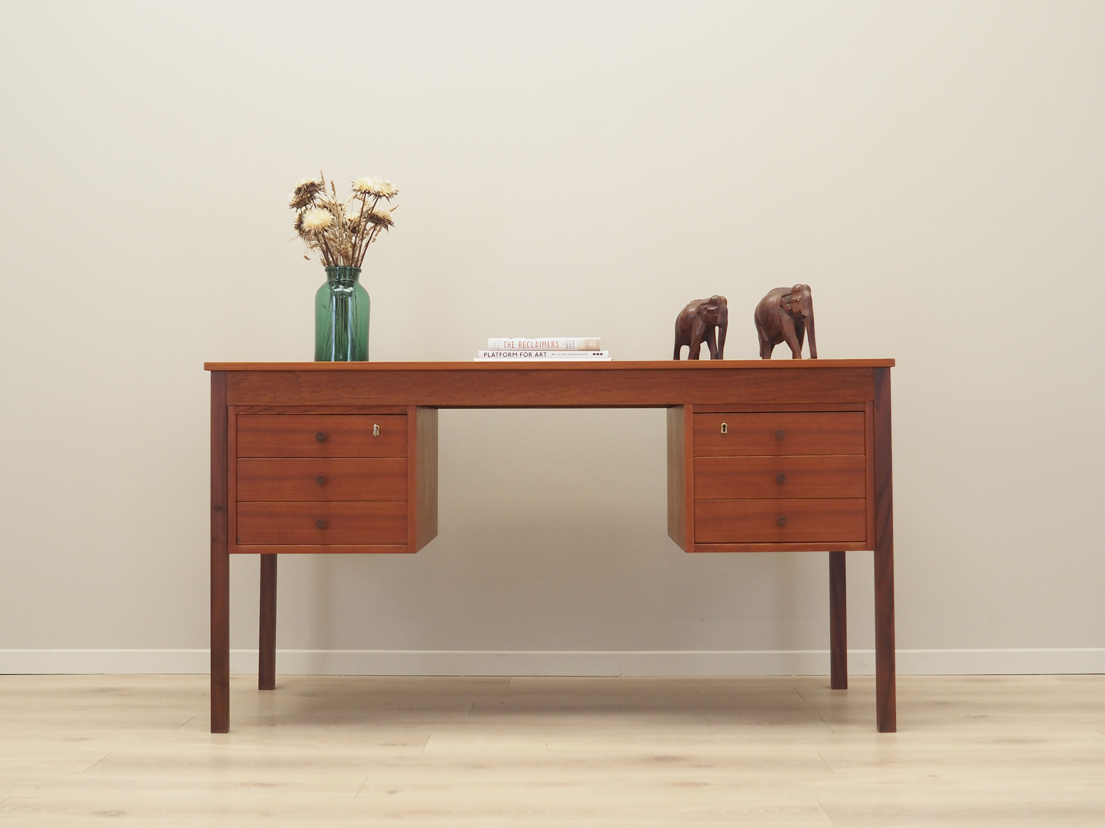 Teak desk, Danish design, 1970s, made in Denmark