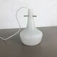 Original midcentury opal glass tube hanging light, italy, 1950