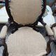 Paire de fauteuils cabriolet retapissés, années 30-40