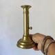 Pair of gilded brass candlesticks