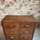 Vintage French Oak Chest of Drawers – 1930s, Solid Oak Storage Cabinet with Four Drawers