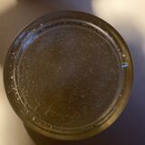 Produit BHV vide poche bas en verre bullé transparent 1960
