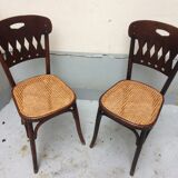 Pair of bistro chairs