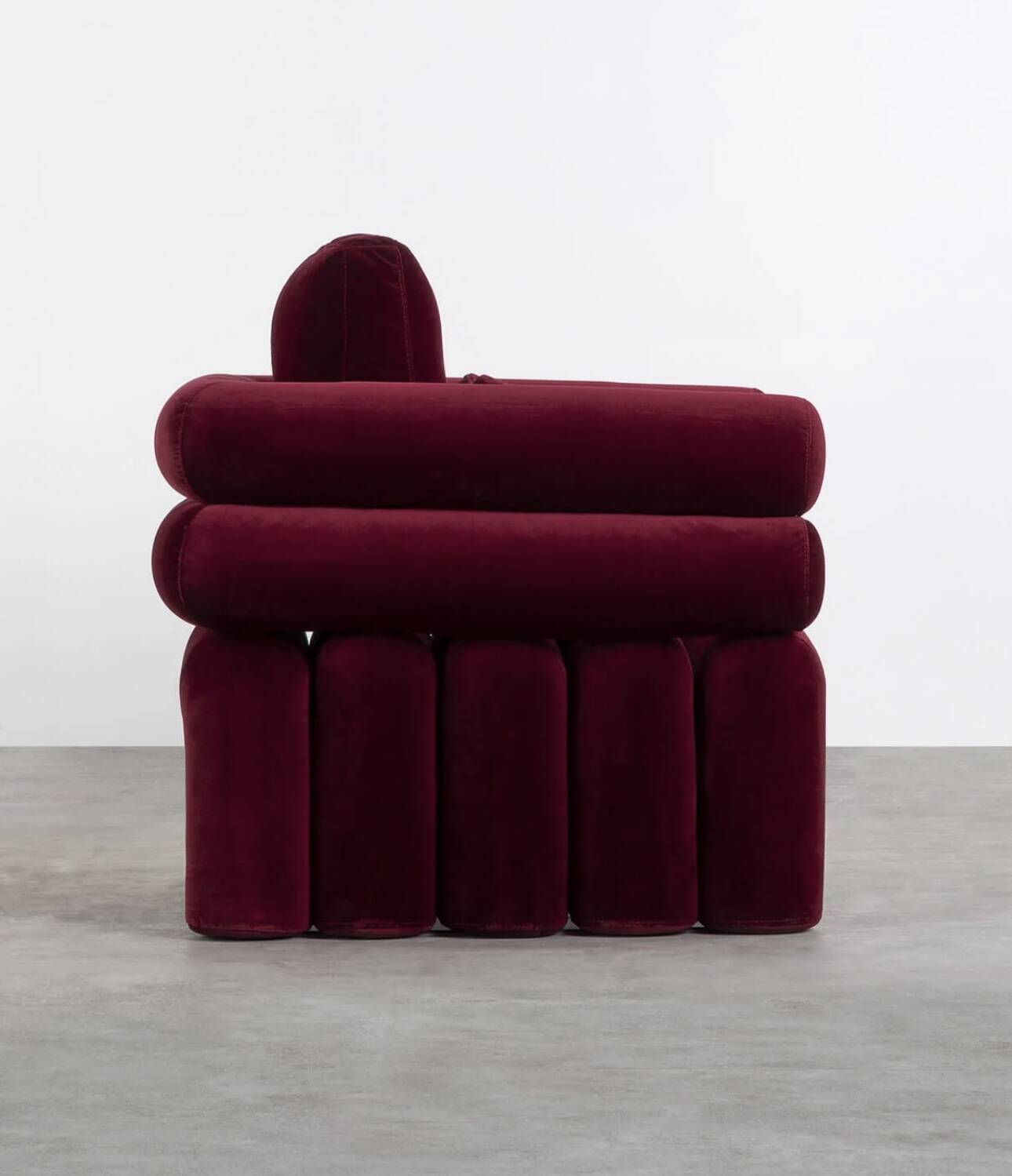 Velvet armchair