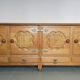 Oak sideboard by Guillerme and Chambron 1960
