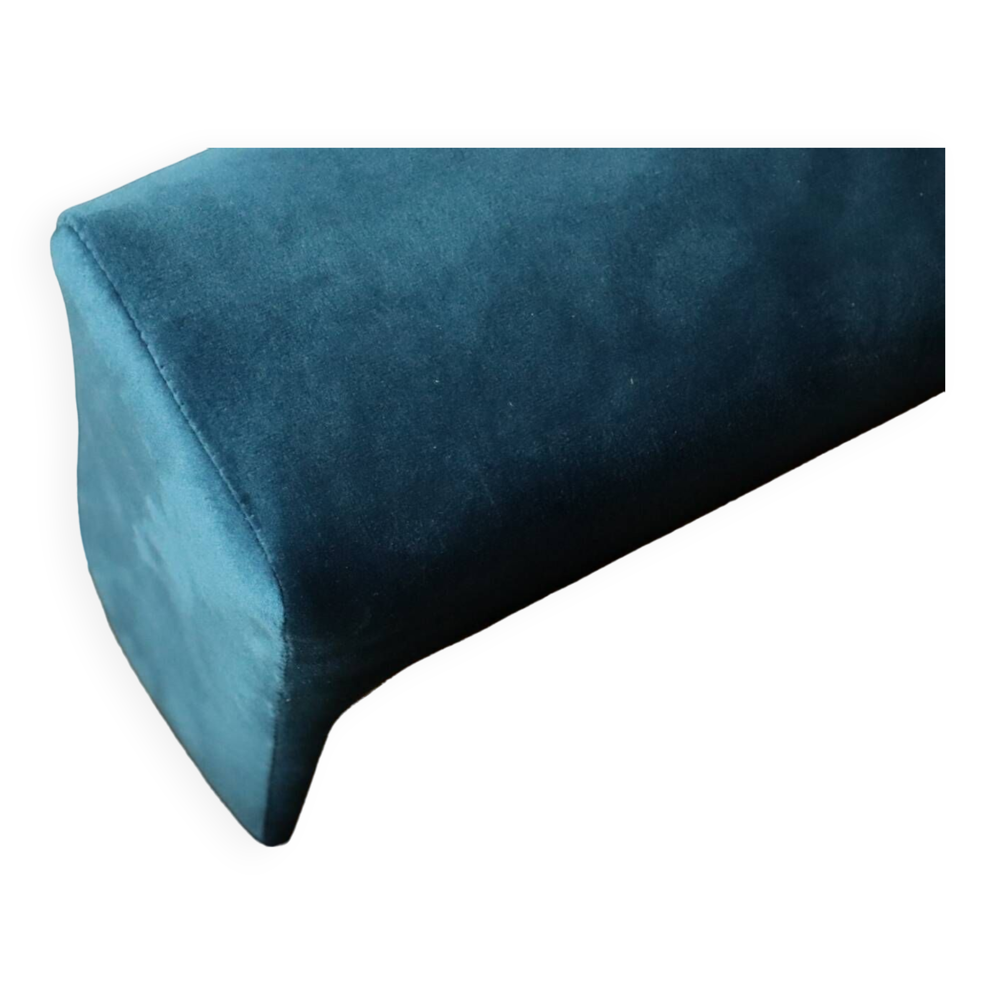 Fauteuil scandinave bleu marine velvet 1965  Z. Baczyk design chaise de salon