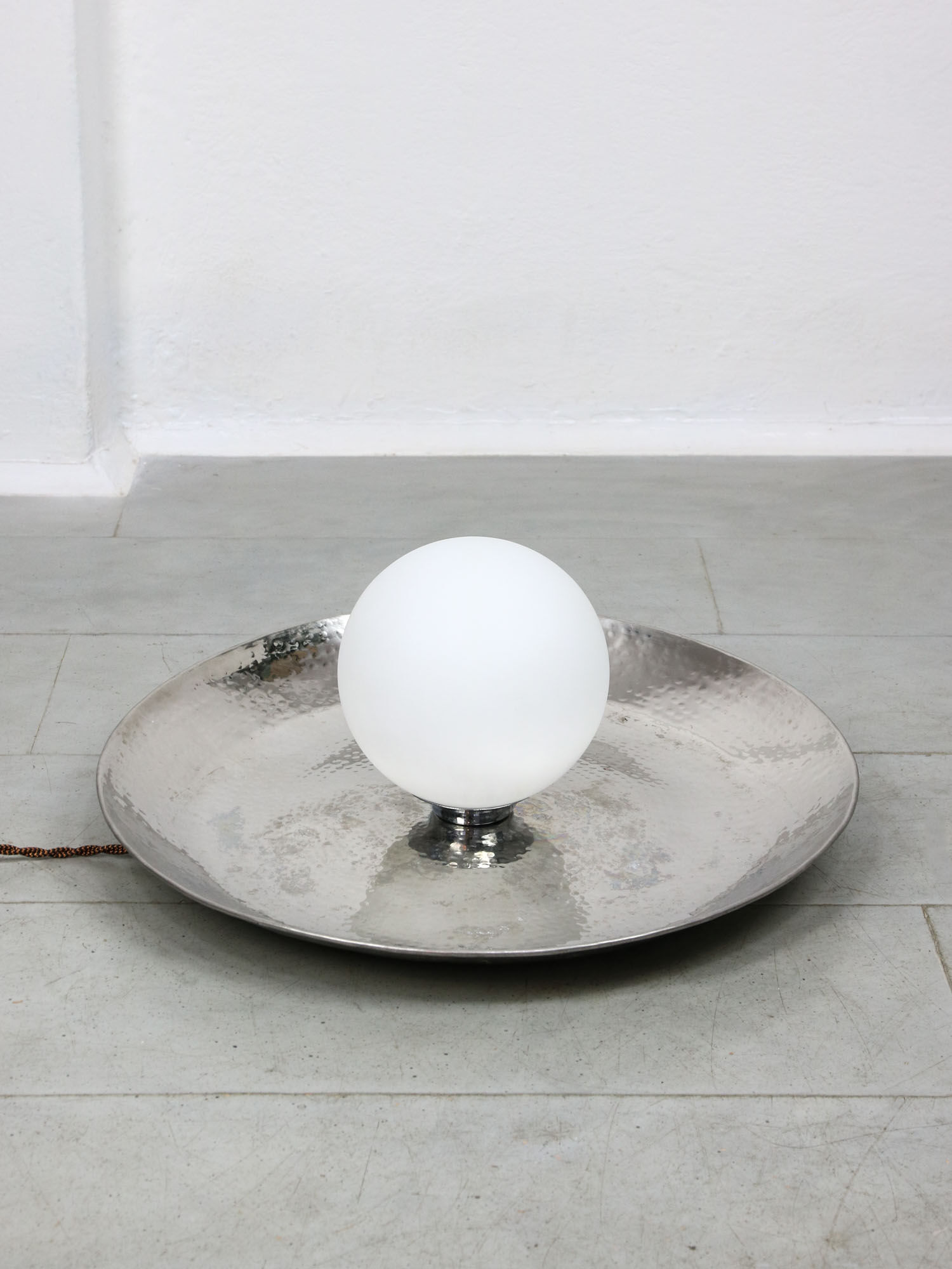 Vintage chrome eye wall lamp, 70s