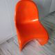 Orange Panton chairs 1974