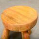 Ingvar Hildingsson Scandinavian solid Pine tripod Stool, Sweden 1970s