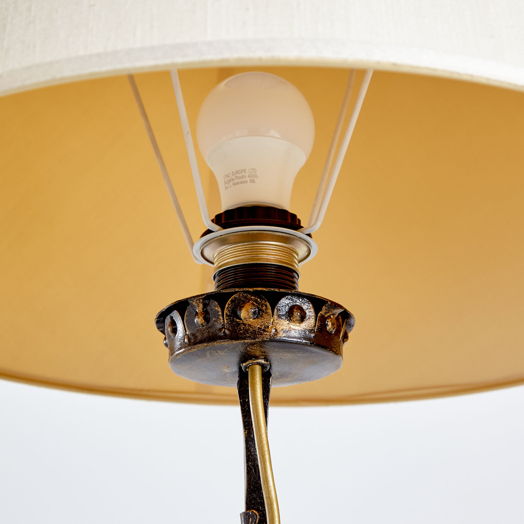 Italian wrought-iron floor lamp