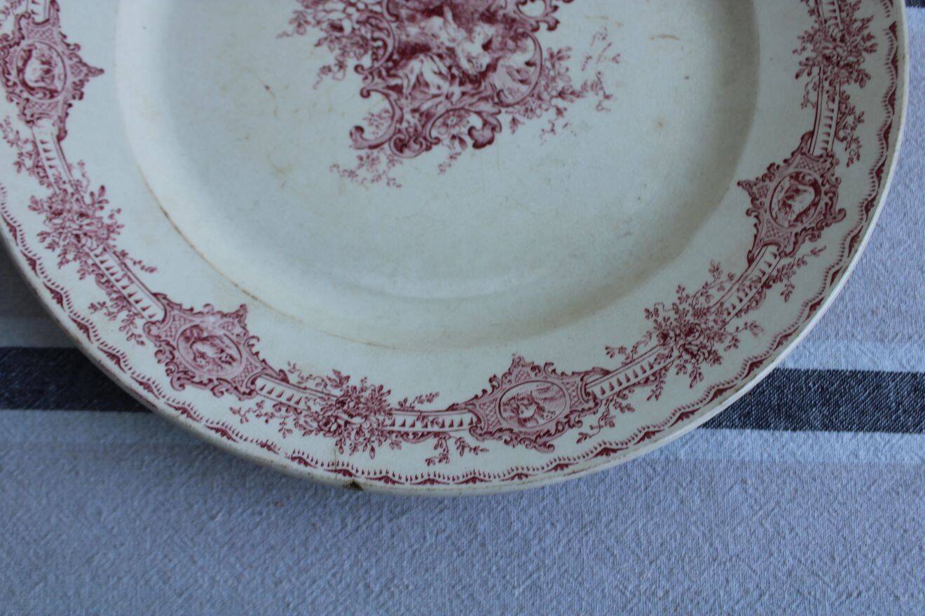 Old ironstone serving dish