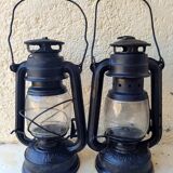 2 lampes pétrole