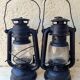 2 lampes pétrole