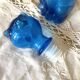 Carafe empoli chat bleu années 60-70