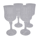Set of 4 glass walk