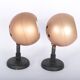 Pair of vintage LITA Eyeball wall lights, 1970s