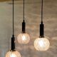 Chandelier with 3 lights - 1950s/60s