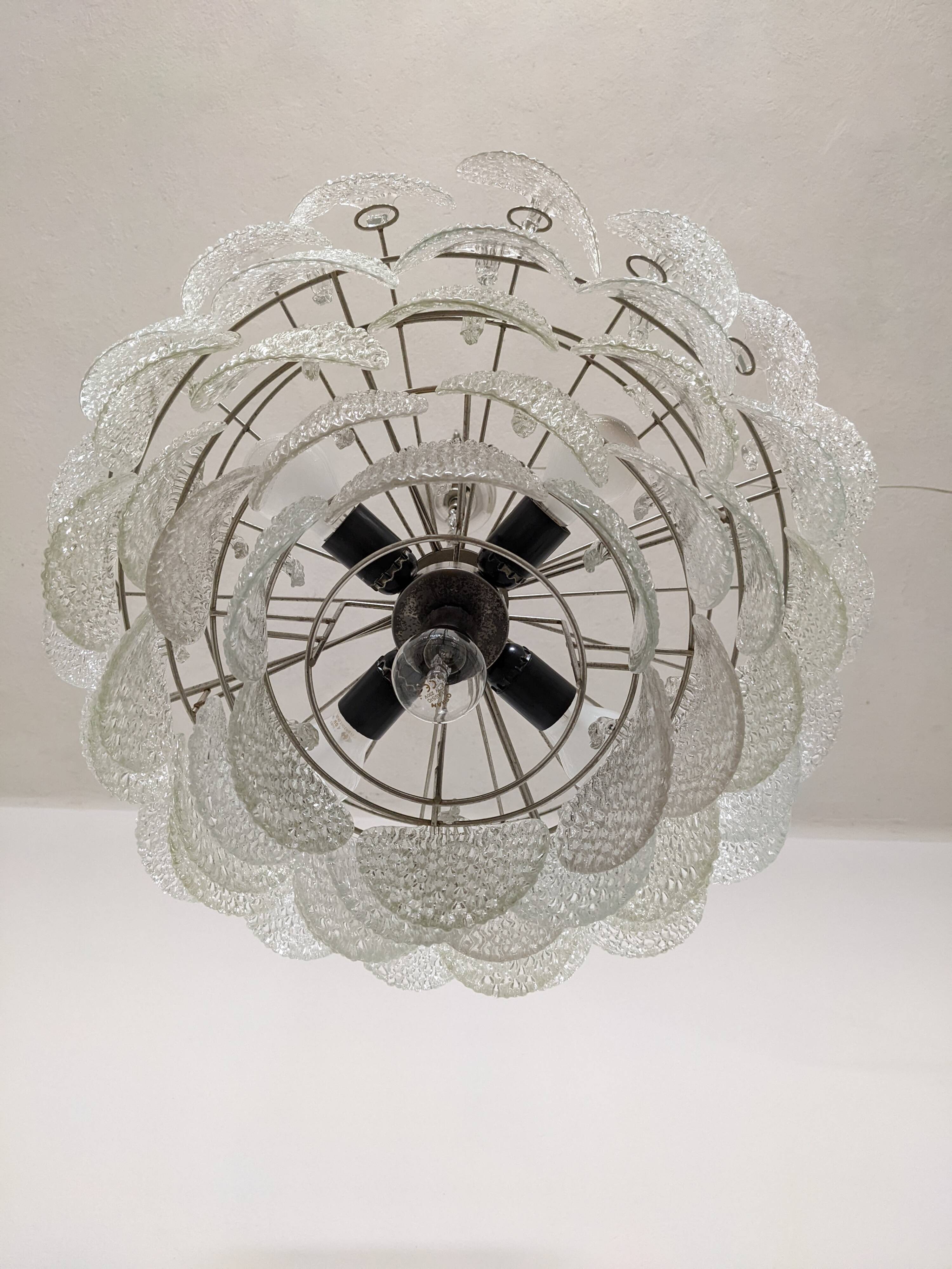 Murano glass chandelier by JT Kalmar circa 1970