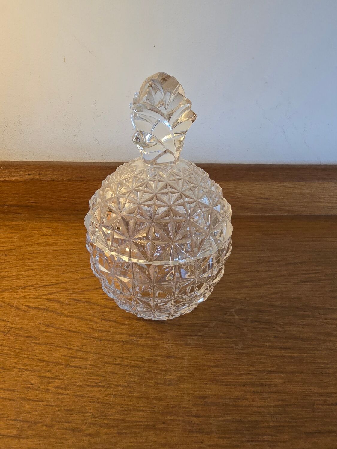Crystal pineapple sweet bowl from the 1960s.