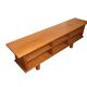 Minimalist walnut shelf, 1960s