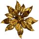 Applique florale vintage dorée Hans Kogl