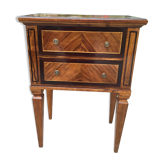 Old wood bedside