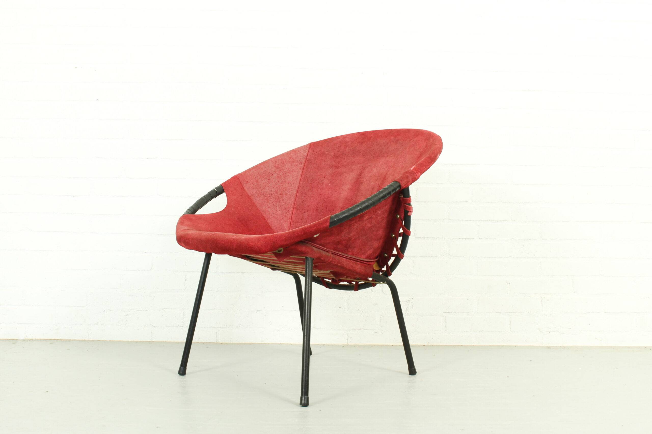 Balloon armchair by L. Erzeugnis for Lusch & Co, Germany, 1960s