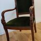 Empire chair in solid mahogany