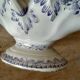 Iron earth gravy boat, Bouquet Creil & Montereau model, early 20th century