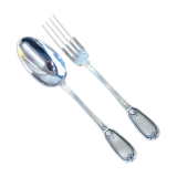 Old silver cutlery "Ravinet d'enfert"
