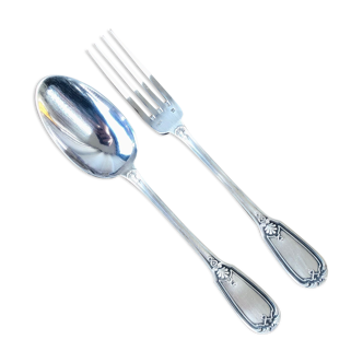 Old silver cutlery "Ravinet d'enfert"