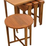 Nesting tables Poul Hundevad vintage mid century